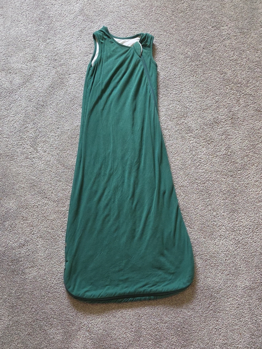 Kyte BABY Forest Green Sleeveless Sleep Sack 1.0 Tog